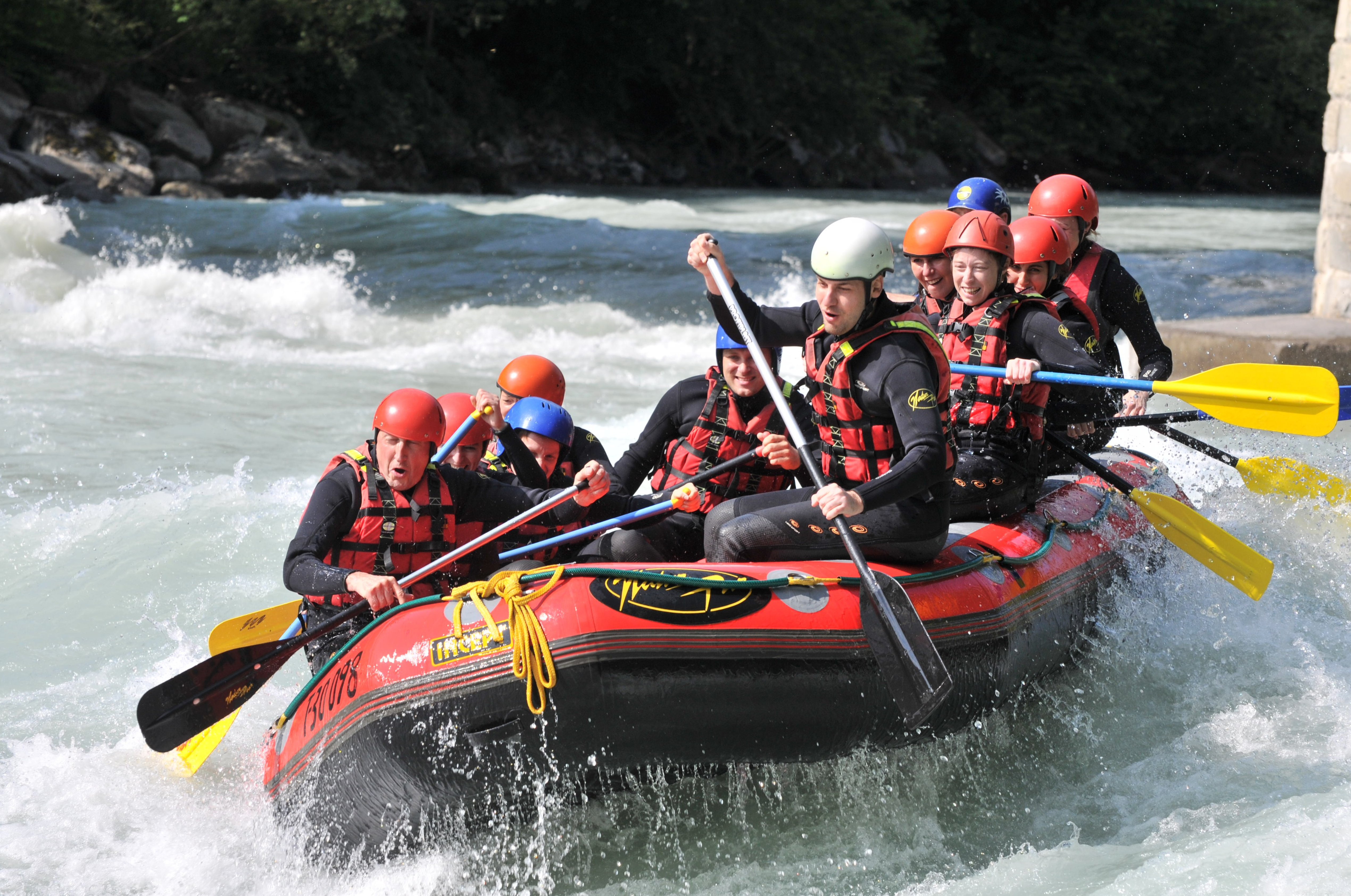 White water rafting adventure